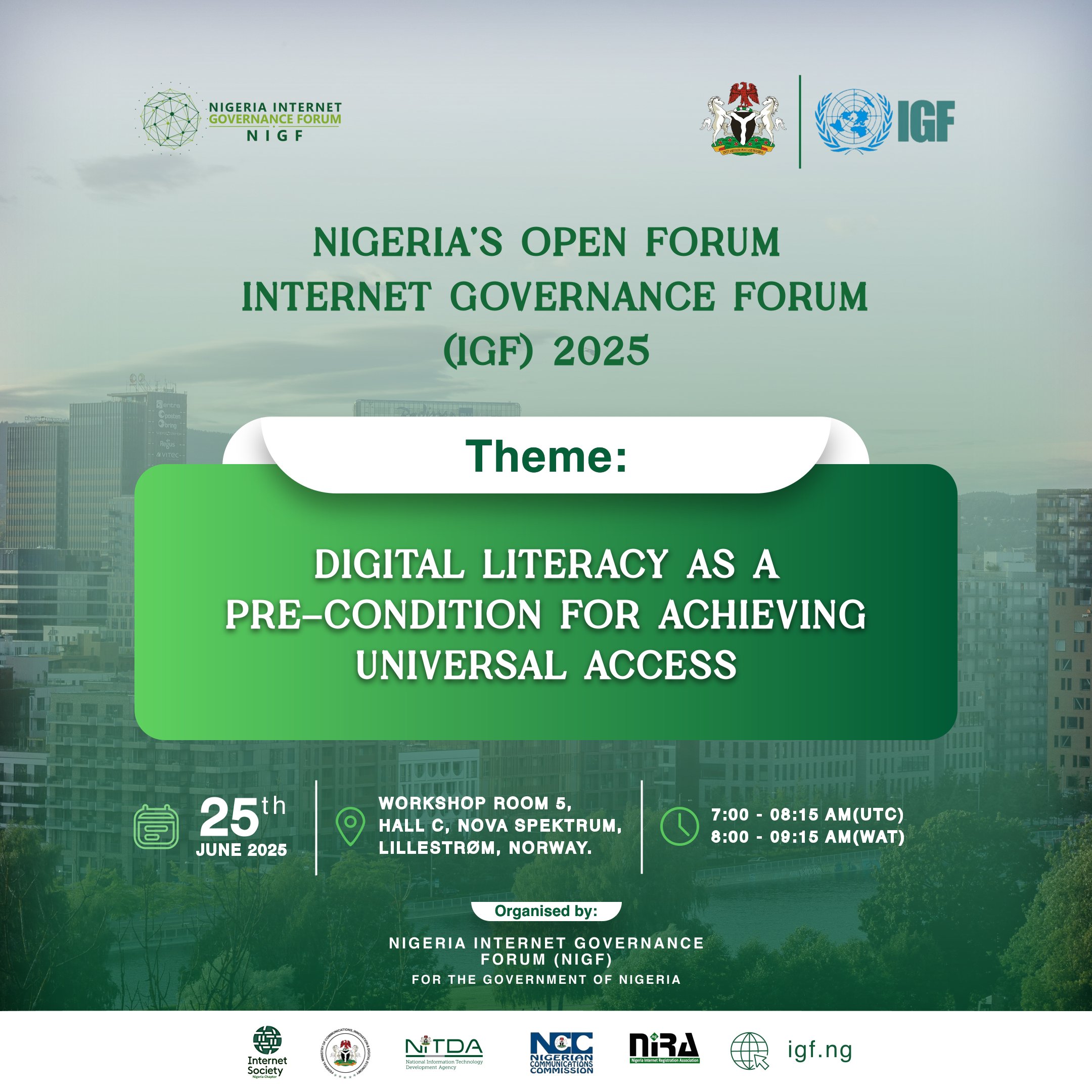 Read more about the article Nigeria’s Open Forum at IGF 2025.